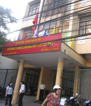 Phòng công chứng số 1 Thành phố Hà Nội.